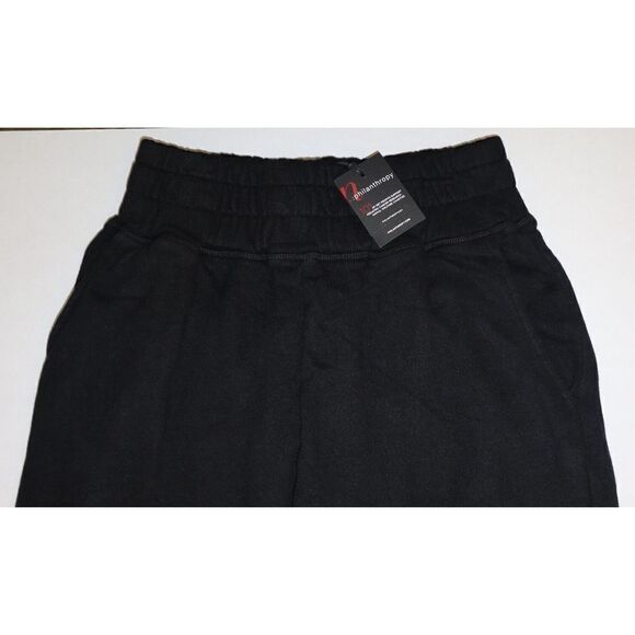 n:philanthropy Women's Sz S Black Slit Hem Ankle Stretch Pants $120 - Picture 3 of 13